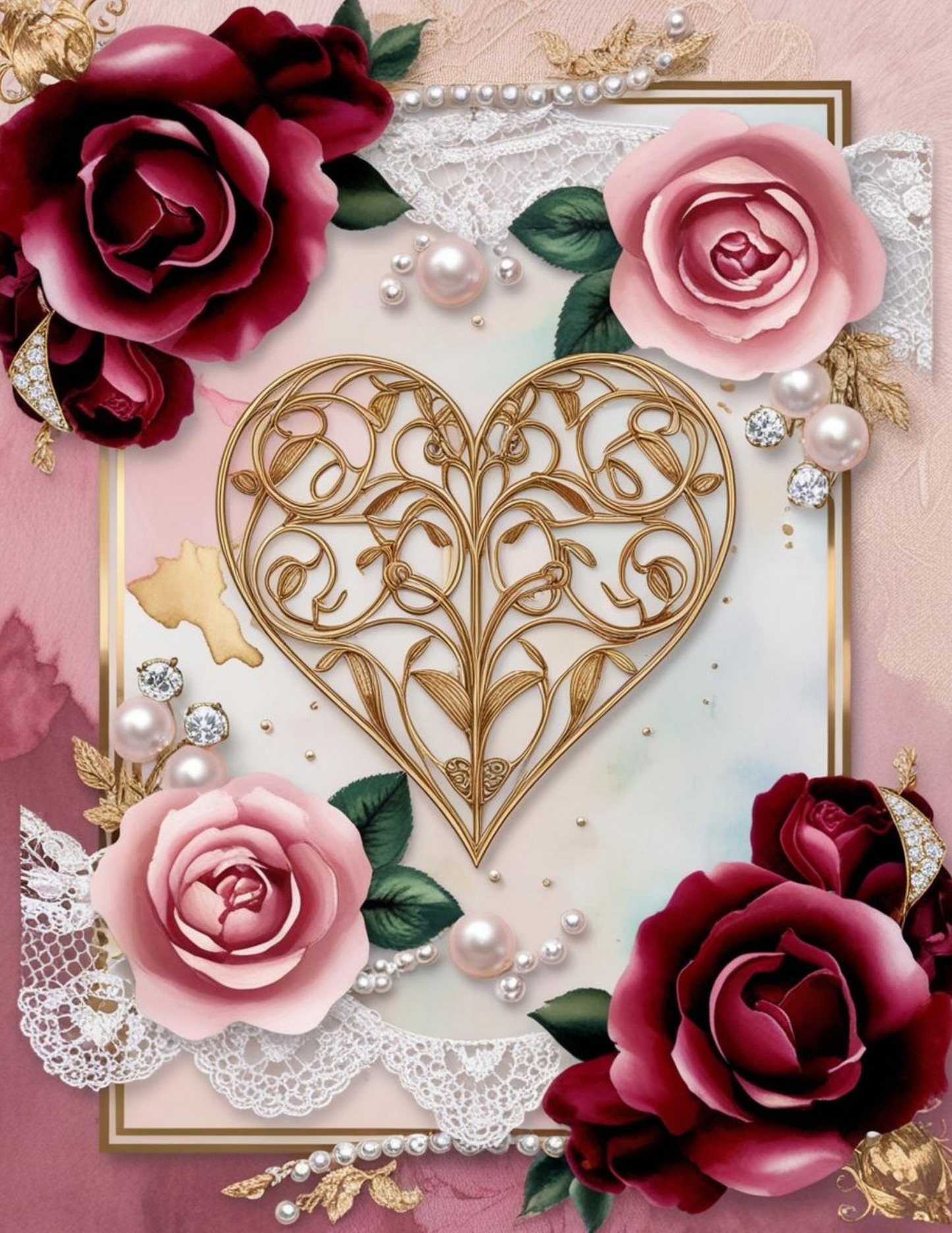 Timeless Love – Lace & Pearl Edition Planner