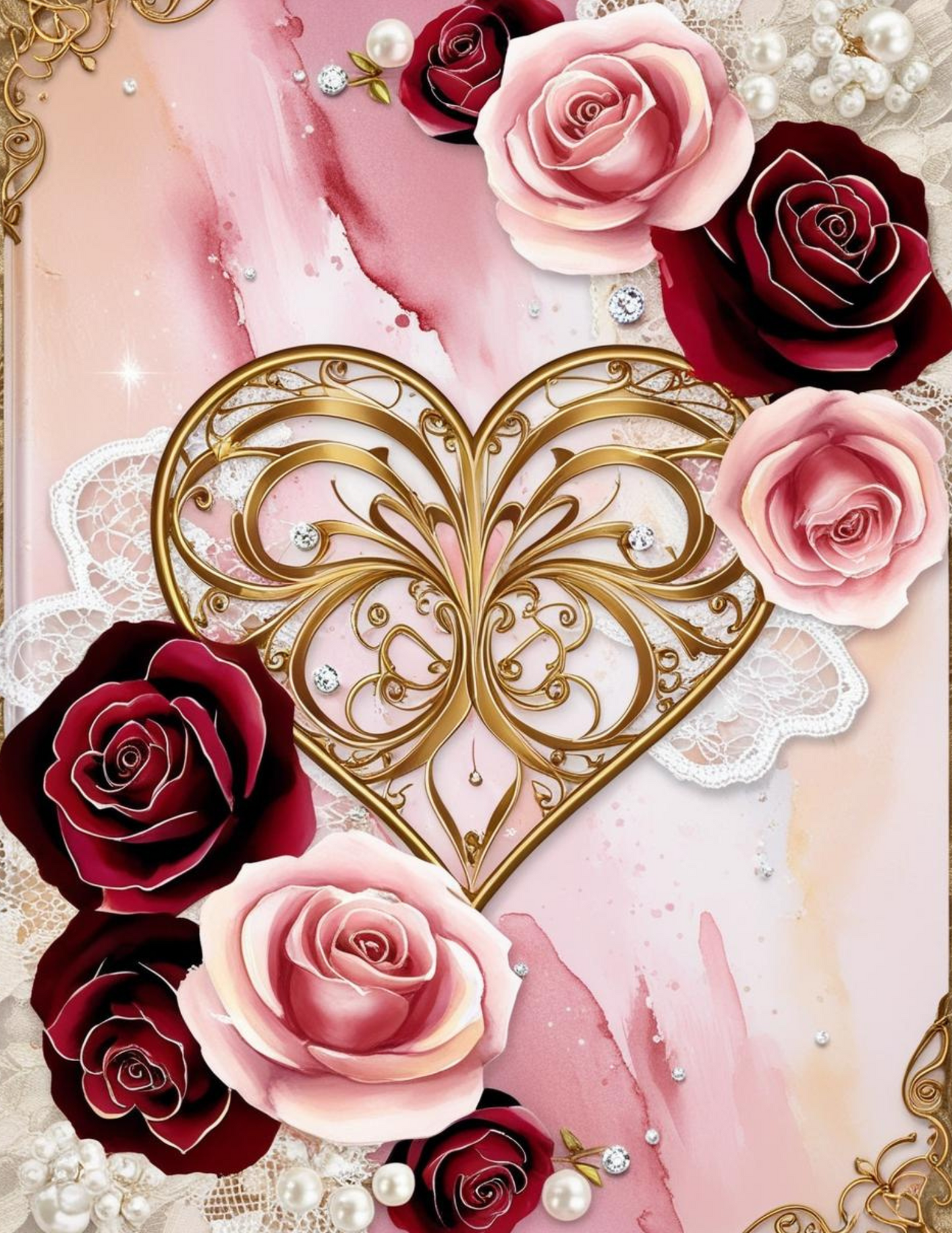 Timeless Love – Lace & Pearl Edition Planner