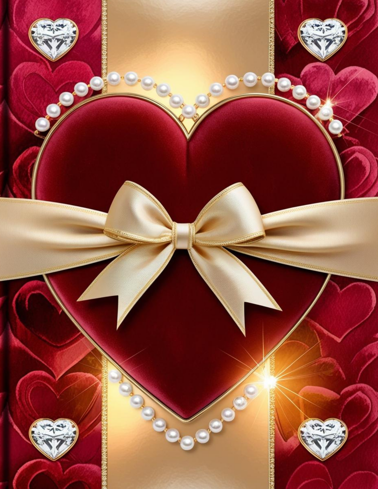 Heart of Gold: Luxe Velvet Journal