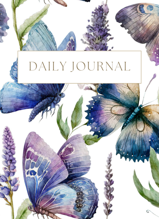 Whispers of Nature: Watercolor Butterfly Daily Journal