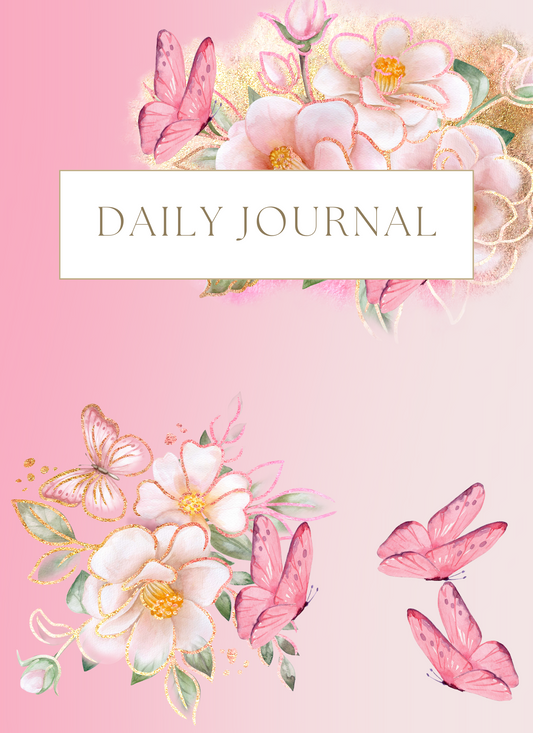 Butterfly Kisses & Blooming Dreams Journal